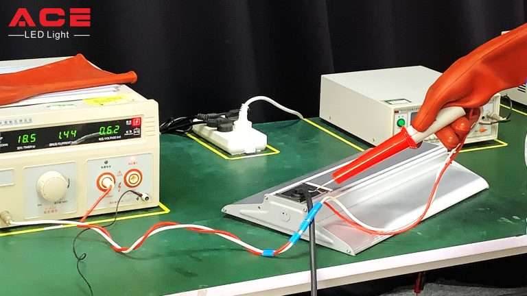 Led Routin Test LED Linear High Bay Light AC/DC Withstand Voltage Test – Ensuring ...